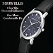 Imagen de Perry Ellis Reloj para hombre ultra delgado con diamantes