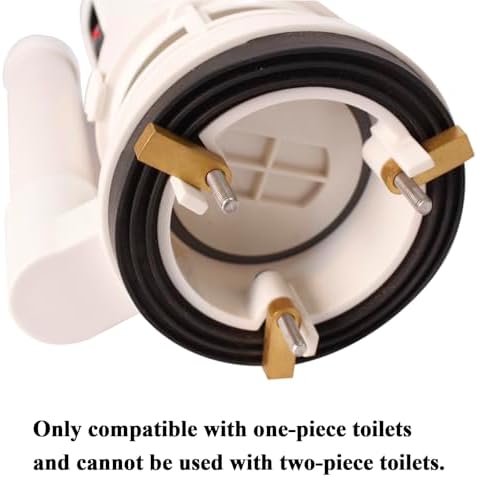 3.2-inch Dual Flush Valve Assembly Compatible with Water Ridge One-Piece Toilets C22148C Replaces Parts A700284-GBG1 Outlet Valve Kit