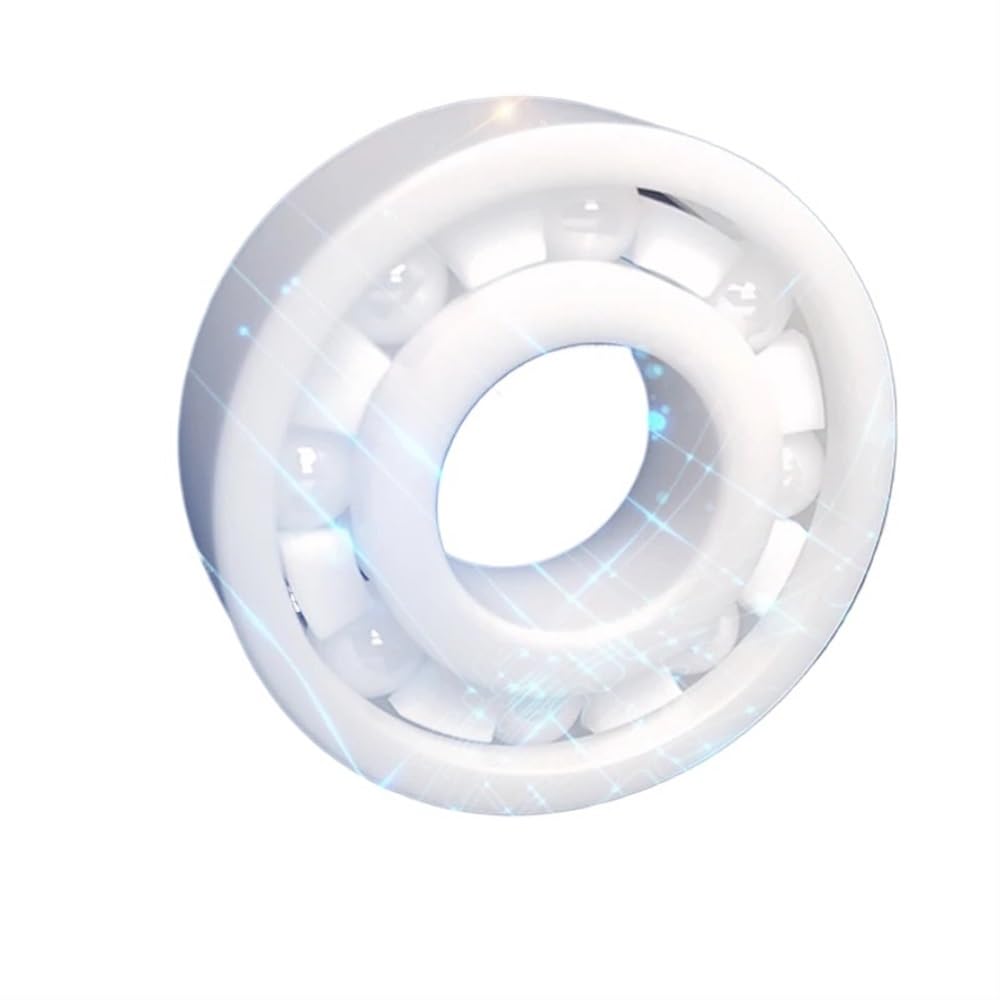 DUKUTS 6003 CE size17x35x10mm Full Ceramic Bearings ZrO2 Zirconia Ball Bearings Preservative Turn smoothly