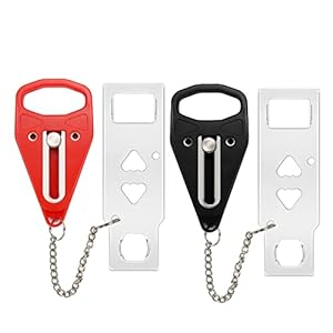 Portable Door Lock 2Pack Extra Lock...