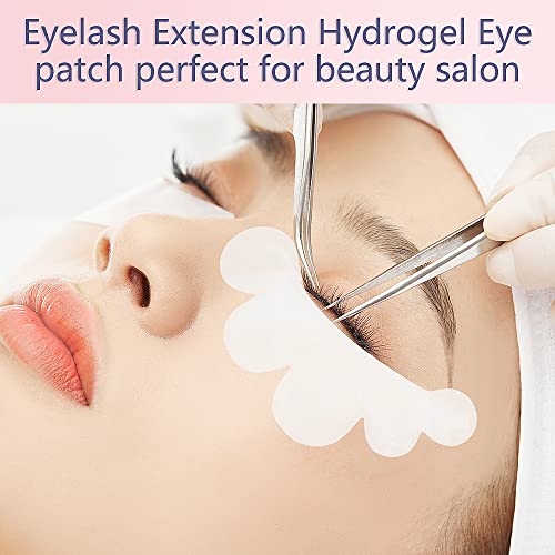 50 pairs eye gel pads lint free under eye patches for eyelash extensions premium eye mask beauty tool kit pink
