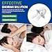 Nighttime Jaw Support Strap, 2-Pack Gentle Hold & Breathable Design - Adjustable Dual Bands for Enhanced Sleep Quietness, Men and Women