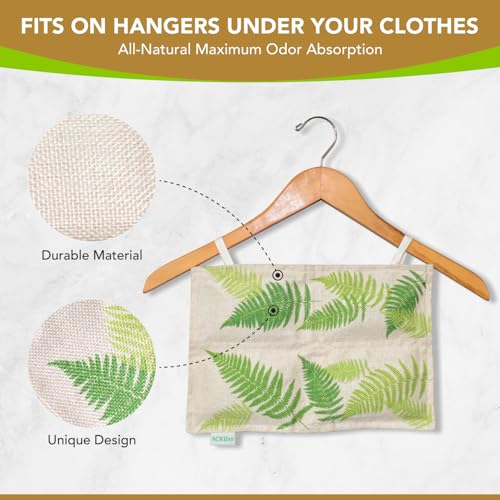 Chaleco absorbente de olores de carbón activado de bambú reutilizable para ropa 7