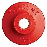 Extreme Max 5900.1090 Red Round Plastic Backer - Pack of 24