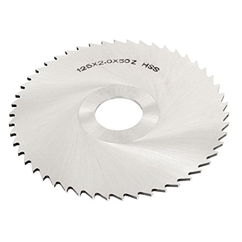 uxcell 125MM x 2.0MM x 27MM 50 Teeth Circle Milling Mill Cutting Slitting Saw Cutter Hand Tool