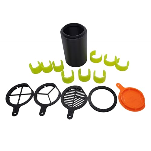 Seestar S50 Dew Shield Premium Glow Accessory Kit, Dew Shield, Dust Cap, Bahtinov Focus mask, Diffraction Spike Masks, Adapter, Tripod Glow Rings Best Seestar Accessory Kit (S50PremGlowORNG)