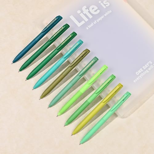 Set de 10 bolígrafos de gel multicolor punta fina 0.5 mm miniatura 6