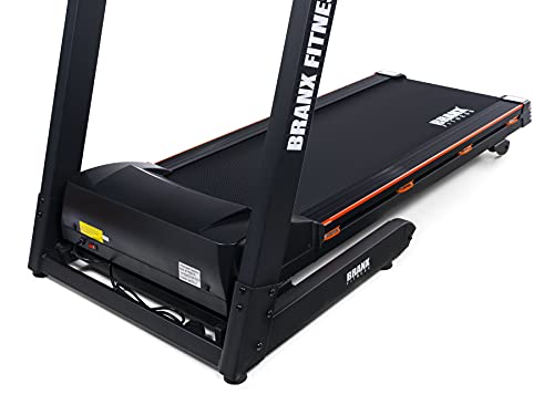 Branx Fitness 'LIMITED EDITION' Foldable StartRun Treadmill - 16.5km/h - 0-16 Level Auto Incline - 5hp Peak Motor - 8 Cushion Suspension Points Grade Belt - Upgraded Rollers - Image 8