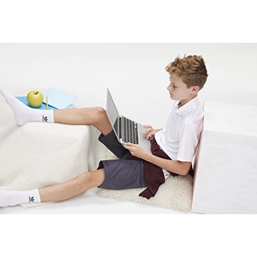 Image of French Toast Boys Flat Front Stretch Twill Shorts with Adjustable Waist in Standard and Extended Kids Sizes Navy, 6