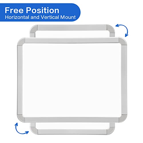 Vusign Small Dry Erase Whiteboard, 8.5 X 11 Inches White Board For Kids, Students, Fridge, Locker, Mini Dry Erase Board, 2 Pack #TOP3