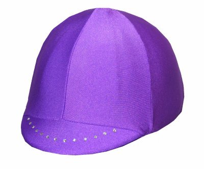 Housse équestre violette protégeant de la poussière avec strass Swarovski