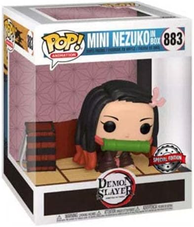 POP! Animation Demon Slayer 883 Mini Nezuko in Box POP! Animation Demon Slayer 883 Mini Nezuko in Box | Pop Demon Slayer | 3 POP! Animation Demon Slayer 883 Mini Nezuko in Box | Pop Demon Slayer