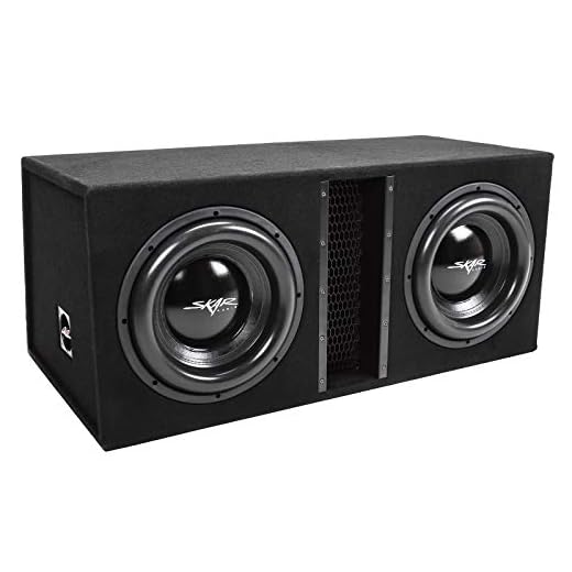 Skar Audio Dual 12" 5000W Loaded EVL Series Vented Subwoofer Enclosure | EVL-2X12D4