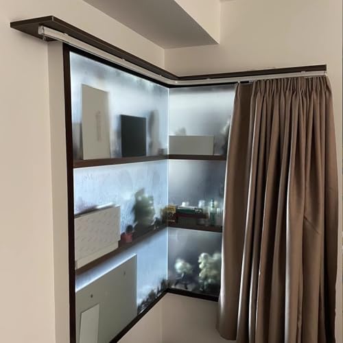 Rails à rideaux robustes rail plafond double rangée mur