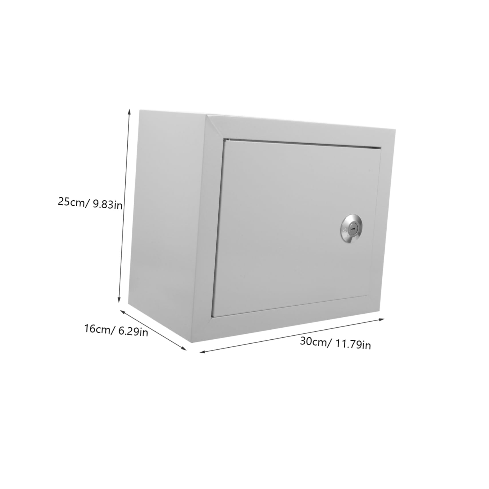 VILLCASE Caja de Conexiones Metálica para Exteriores Diseño Montado en Pared, Aluminio Resistente a Temperaturas Extremas, Adecuado para Entornos Residenciales y Exteriores