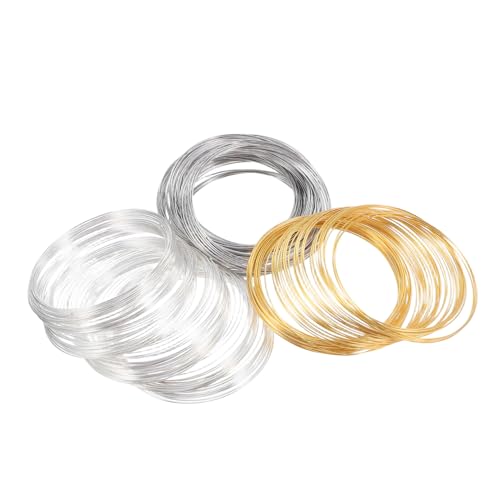 Alambre de memoria flexible para pulseras y collares, metal para cuentas y manualidades