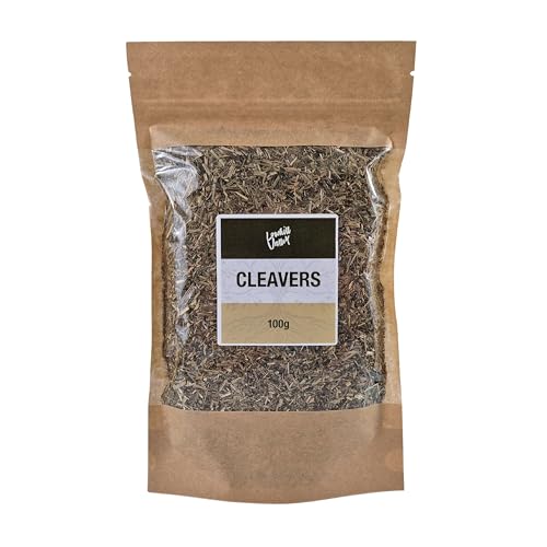 Lowhill Valley Cleavers Herb Herbal Tea - Nourish Your Body Naturally – 100% Pure Cleavers Herb – No Additives or Preservatives – Goosegrass – Responsibly Sourced Galium Aparine – 100g