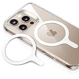 ESR magsafe リング マグセーフ シール 位置合わせクリップ付属 強力吸着 最適位置 マグネットリング ステッカー 磁気ワイヤレス充電対応キット 超薄型 磁気固定メタルリング スマホケース用 HaloLockユニバーサルリング360 iPhone Air 17 Pro Max 16e 16 15 14 13 12 11 X、Samsung、Pixel 10対応 2個入り ホワイト