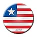 Liberia Novelty Metal Circular Sign C-331
