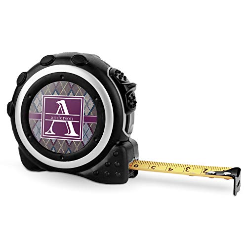 Cinta métrica con diseño de punto Argyle personalizada 16 ft miniatura 1