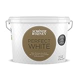 Schöner Wohnen Perfect White Innenfarbe, Weiße Wandfarbe, Matt, 7.5 L
