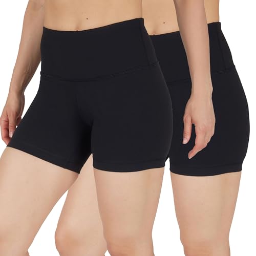 90 Degree By Reflex High Waist Power Flex Yoga Shorts -...