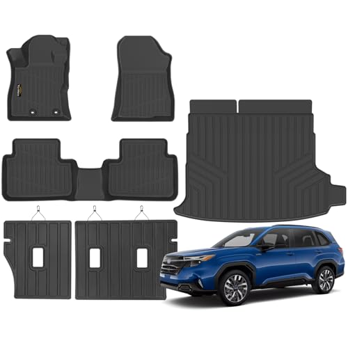 Floor Mats & Cargo Mat & Backrest Mat for Forester Hybrid 2025 2026