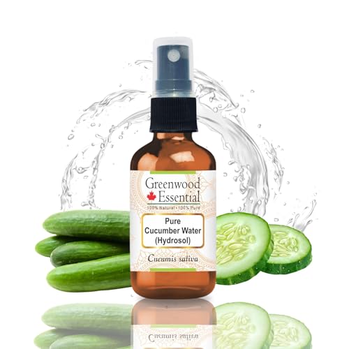 Greenwood Essential Pure Cucumber Water (Hydrosol) (Cucumis sativa) 100% Natural