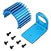 HobbyPark 380/390 Motor Mounting Bracket Fixed Seat Gear Reduction Motors Holder w/Heatsink for WLtoys 1:18 RC Cars A959 A969 A979 K929 (Blue)