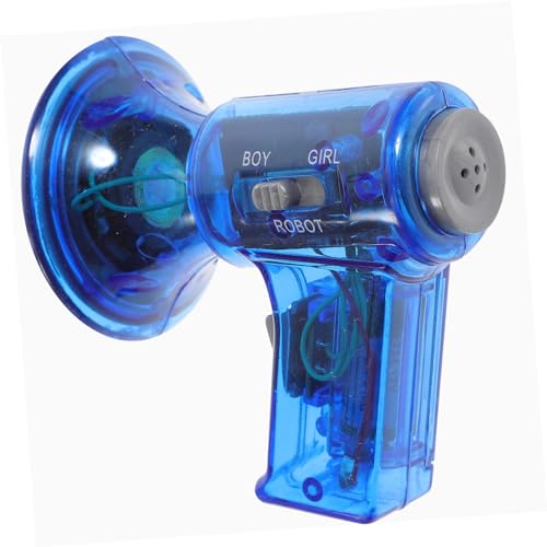 POPETPOP 1Pc Mini Voice Changer Megaphone for Handheld Loudspeaker with Sound Effects Present for Parties and Fun Activities Durable Plastic Design