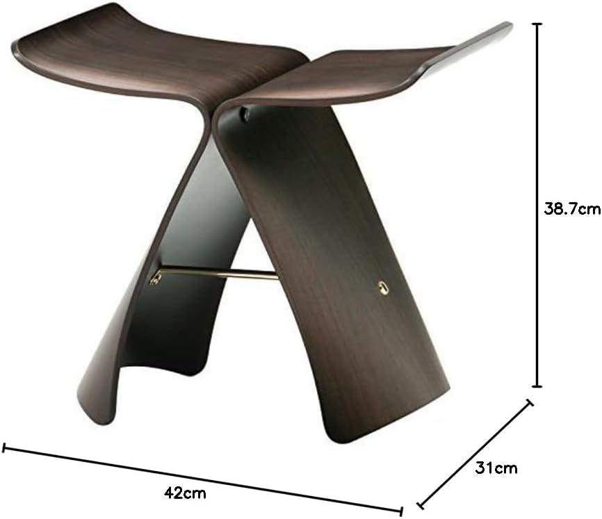 Tendo Mokko S-0521 MP-NT Butterfly Stool, Maple : Amazon.sg: Home