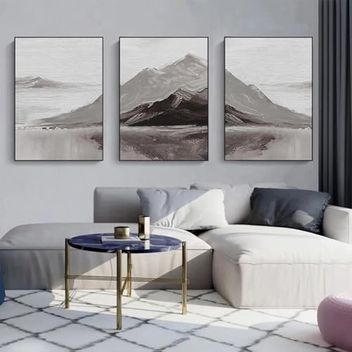 Peinture de paysage de montagne XINBAO, impression sur toile 50x70 cm sans cadre