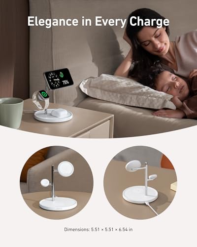 image for Anker MagSafe Charger Stand, iPhone 17 Wireless Charging Station, MagG