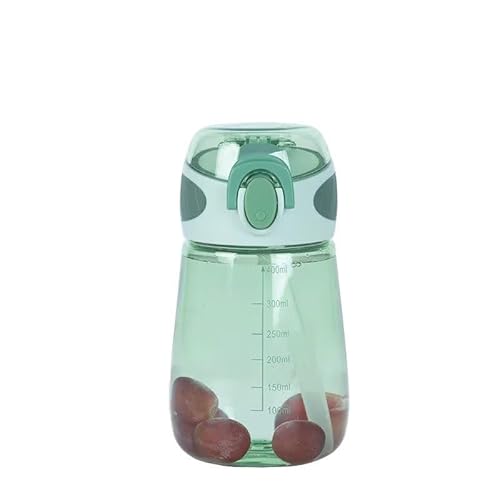 FISHLUCK ボトル 水筒 スポーツボトル直飲み ウォーターボトル 洗いやすい400ml 目盛り付きおしゃれ直飲み 軽量 BPAフリー 漏れ防止 アウトドア スポーツ B