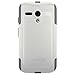 OtterBox COMMUTER SERIES for Moto G (1st Gen ONLY) - Retail Packaging - GLACIER (WHITE/GUNMETAL GREY)