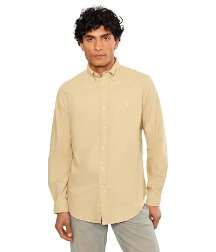 Image of POLO RALPH LAUREN Men's Classic Fit Plaid Oxford Shirt
