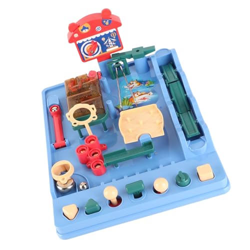 Balls Race Track Toy, Multifunctional Educational Improved Concentration Maze Ball Run Track Game for Girls