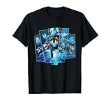 Voltron Legendary Defender 5 Lions in Blue Hue T-Shirt T-Shirt