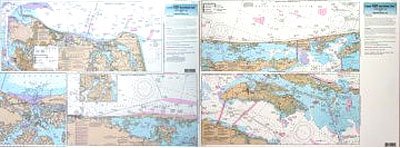 Inshore Norfolk, VA to Oregon Inlet, NC - Laminated Nautical Navigation & Fishing Chart by Captain Segull's Nautical Sportfishing Charts | Chart # CHO123