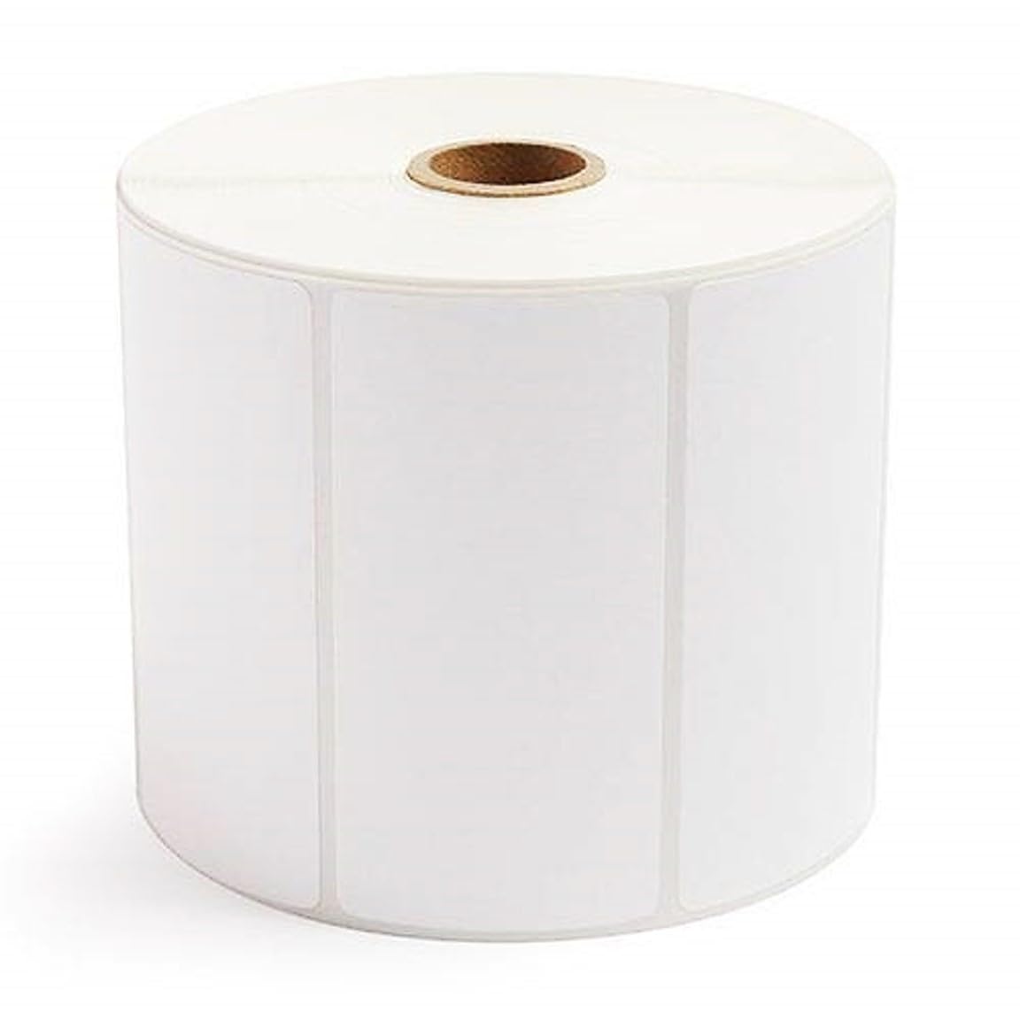 BlackDreams® 75x38, 1 ups (Chromo) Barcode Labels Stickers, 1000 Label in Roll - Pack of 1