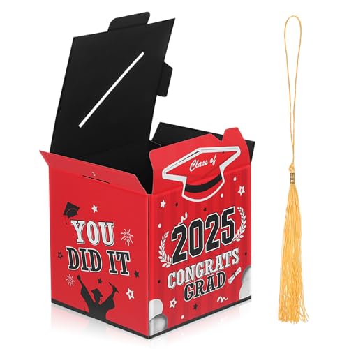 Operitacx Graduation Card Box Versatile Fillable Box for Cards Letters Sturdy Graduation Season for Party Favors Celebrations