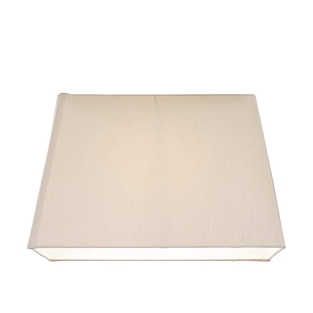 Rectangle Lamp Shades for Table Lamps - Personalised Home Decorative Accessories and Gifts, Lampshades for Standard Lamps, Perfect for Any Room, with a Diameter of 38 and 43 cm (17" Cream)