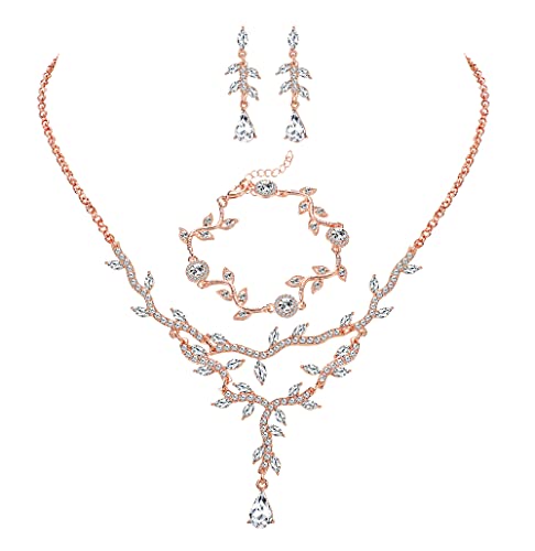 Joyería de boda ORAZIO con diamantes de imitación y acabados de alta costura
