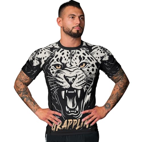 Men's Rash Guard Shirts Long Sleeves, Non See-Through Fabric, Rash Guard for Men BJJ4