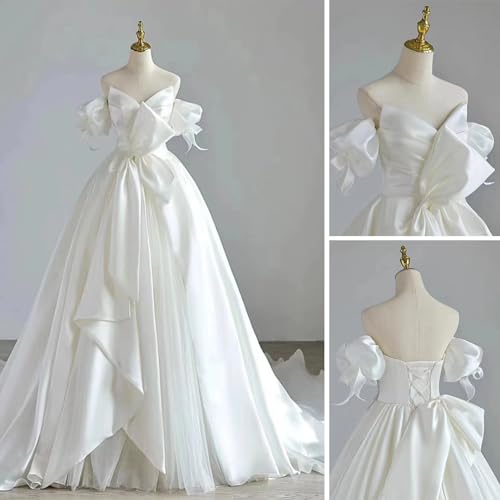 Lxsehn COOSOBSCD-A Female Mannequin Torso, Display Dress Form Mannequins, Size: S/2~4 55~75In Adjustable Height Wedding Dress Manikin Body thumb #5