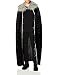 Forum Novelties Men's Medieval Fantasy Faux Fur Trimmed Cape, Black, One Size