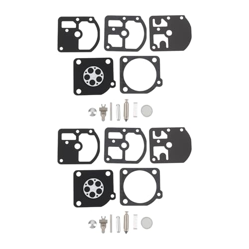 AS Axis Spindleon 2 Kits de Réparation de Membrane de Carburateur pour Tronçonneuse Compatibles avec Homelite Série 330 Et Zama RB-3 Modèles