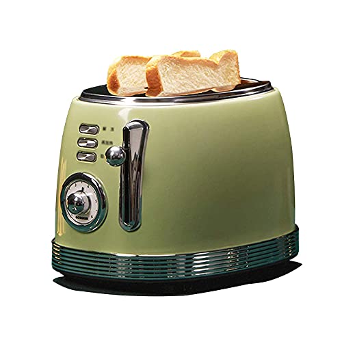Dpliu 2 Slice-Toaster, mit 6 Bräunungseinstellungen, 800W, eingebauter, Abnehmbarer Krümelschale, Abtauen, Wiederherhof…