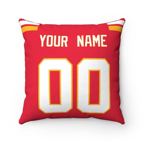 Image of ANTKING Throw Pillow 2 Pack Custom Any Name and Number Personalized Gift for Men Women Boys