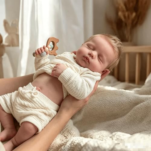 Muñeca Reborn 19 pulgadas Cuerpo Completo de Silicón miniatura 3
